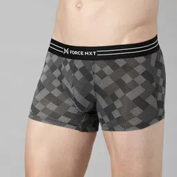 Force NXT Pack Of 3 Printed Four Way Stretch Ultrasoft Trunks MNFS-21P-C5-1-2-PO3 image 2
