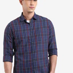HIGHLANDER Tartan Checked Cotton Casual Shirt-image-20