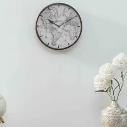 cocovey Brown Metal Attractive Modern Wall Clock-picture-18