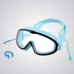BOLDFIT Unisex Adjustable Straps & Ear Nose Plug Swimming Fish Goggles-39
