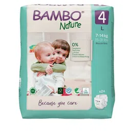 Bambo Nature Eco-friendly Tape Style Diapers Monthly Pack - L - 144 Pieces-47