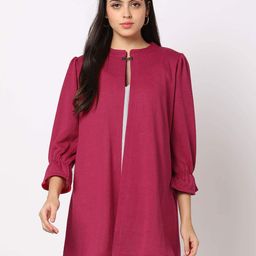 keiko Front-Open Shrug with Ruffle Sleeves image 1