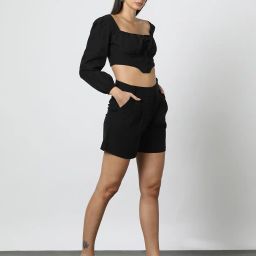 outryt by azorte Pleated City Shorts image 1