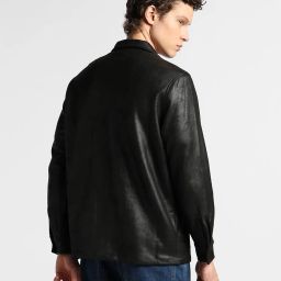 altheory by azorte Men Regular Fit Shacket with with Flap Pockets image 3
