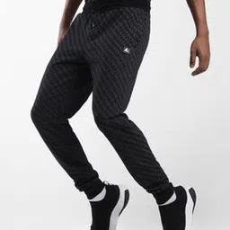 Logo Print Joggers with Drawstring Waist-image-11