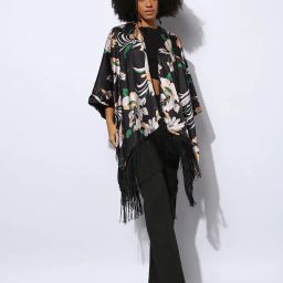outryt by azorte Front-Open Shrug with Tassel Details image 4