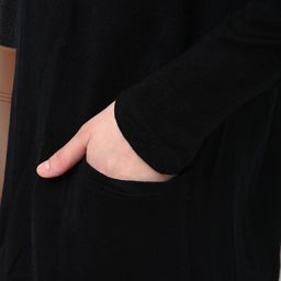 w Front-Open Shrug with Patch Pockets image 5