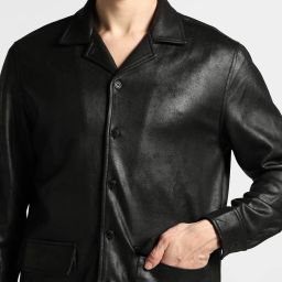 altheory by azorte Men Regular Fit Shacket with with Flap Pockets image 5