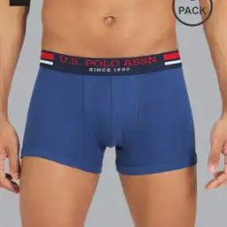 Pack of 2 Brand-Knit Waistband Trunks-picture-53