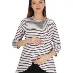 Striped Overlap-Front Top-image-16