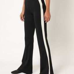 Women Mid-Rise Track Pants with Contrast Panels-image-85