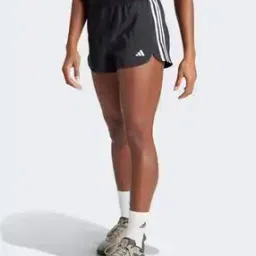 Women Pacer Woven High-Rise Knit Shorts-picture-45