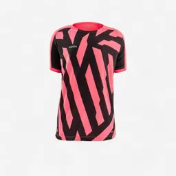 kipsta Kids Football Jersey Shirt Viralto - Pink & Black-picture-24