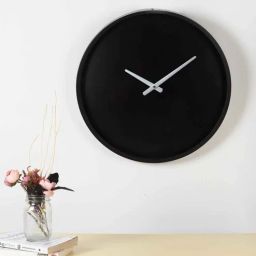 de maison decor Round Metallica - Wall Clock Black-picture-32