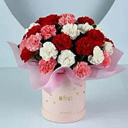 Spring Love Mixed Carnations Pink Box-picture-37