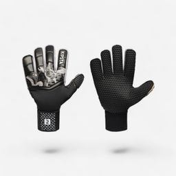 Adult Football Goalkeeper Gloves F100 Superresist - Black/Grey-image-18