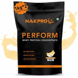 Nakpro Perform Whey Protein Concentrate,  2.2 lb  Banana (Pack of 2) -10