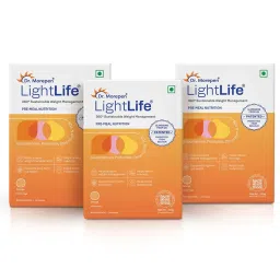 Dr. Morepen LightLife Pre-Meal Nutrition, 10 sachets/pack Orange (Pack of 3)-picture-12