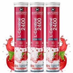 Naturyz L-Carnitine 2400mg Effervescent,  45 tablet(s)  Water Melon Masala -image-22