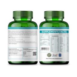 Simply Herbal Biotin 10000mcg+,  90 capsules  Unflavoured (Pack of 3)  image 1