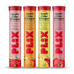 Plix Life Apple Cider Vinegar with Mother,  15 tablet(s)  Assorted (Pack of 4) -7