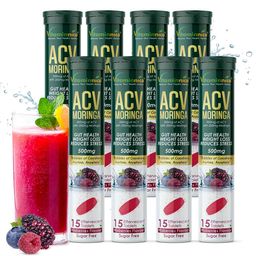 Vitaminnica ACV Moringa,  15 tablet(s)  Mixberries (Pack of 8) -25