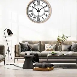 olive tree Peach Round 8 Inches Plastic Table Clock-picture-42