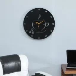 mint furnish Decorative Black Iron Wall Clock-picture-38