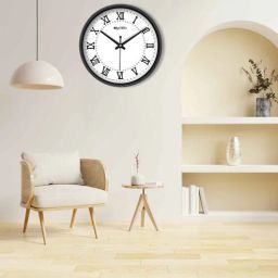 olive tree Black Round 8 Inches Plastic Table Clock-picture-21