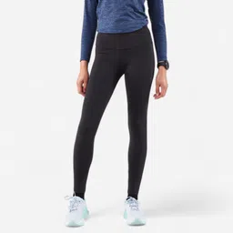 kalenji Women's warm running leggings - KIPRUN RUN 500 Warm - Black smoke-picture-31