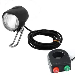 36V EBike LED Front Headlight W/ Horn-13