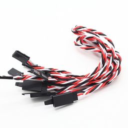 SafeConnect Twisted 30CM 22AWG Servo Lead Extension (FUTABA) Cable with Hook – 1PCS-picture-29