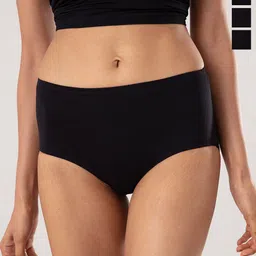 Nykd Pack Of 3 Anti Odor Mid-Rise Bikini Briefs-image-9