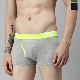 ONN Pack Of 3 Assorted  Cotton Ribbed Briefs ONN_264_AST4_3PC-picture-45