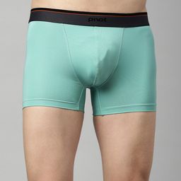 pivot Men Sea Green Solid Short Trunks-48