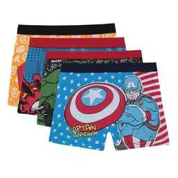Bodycare Kids Boys Pack Of 4 Avengers Printed Cotton Trunk-image-81