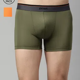 pivot Men Assorted Pack of 2 Trunks-23