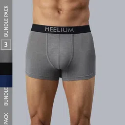 Heelium Bamboo Pack Of 3 Outer Elastic Bamboo Trunks P3-TRUNK-GREBLKNB-M-image-94