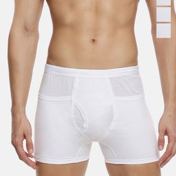 Ramraj Pack of 4 Breathability Trunks TARGETPCTWHT4P-9