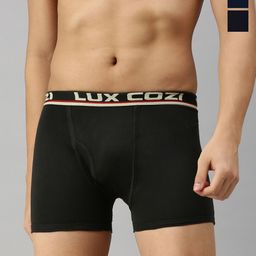 Lux Cozi Pack Of 3 Assorted Trunks COZI_BIGSHOT_LONGS_PLAIN_AST3_3PC-17