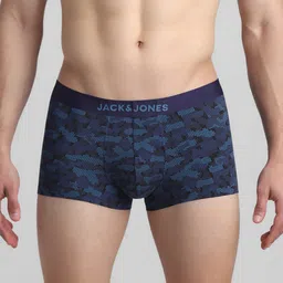 Jack & Jones Abstract Printed Mid-Rise Breathable Short Trunk 1353959006-image-92
