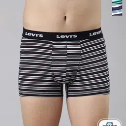Levis Pack Of 3 Breathability Cotton Trunks 200SF006-STRP-TRNK-P3-picture-0
