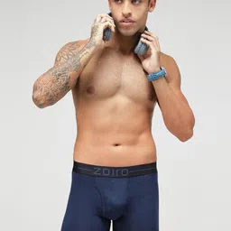 Zoiro Men Outer Elasticated Modal Long Trunk 2423-picture-24