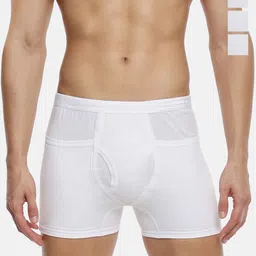 Ramraj Pack of 4 Breathability Trunks TARGETPCTWHT4P-47