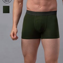 Underjeans by Spykar Men Cotton Blend Pack of 2 Trunk-11