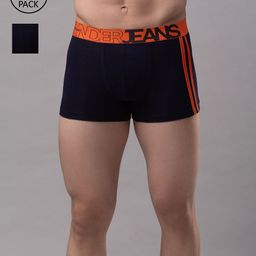UnderJeans by Spykar Men Pack Of 2 Cotton Blend Trunk-image-53