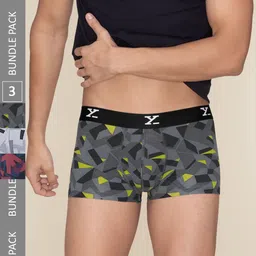 XYXX Men Pack of 3 Shuffle IntelliSoft Micro Modal Printed Trunks- XYTRNK3PCKN946-picture-45