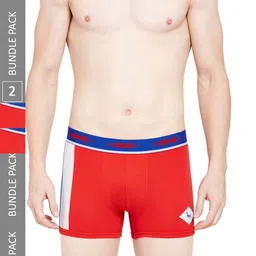 BODYX Pack Of 2 Cotton Trunks BX02T-RED-2PCS-S-picture-9
