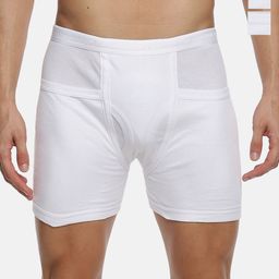 Ramraj Pack Of 3 Assorted White Soft & Breathable Trunks ARROWWPCTOET3P-47