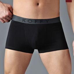 KOFFY Pack Of 2 Antimicrobial Trunks KOFFY_KI44_MINI_TRUNK_BLK_MRN_2PC-46